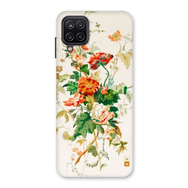Summer Floral Back Case for Galaxy A12