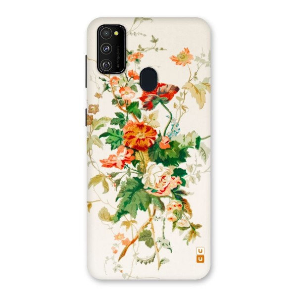 Summer Floral Back Case for Galaxy M21