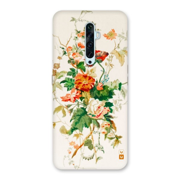 Summer Floral Back Case for Oppo Reno2 F