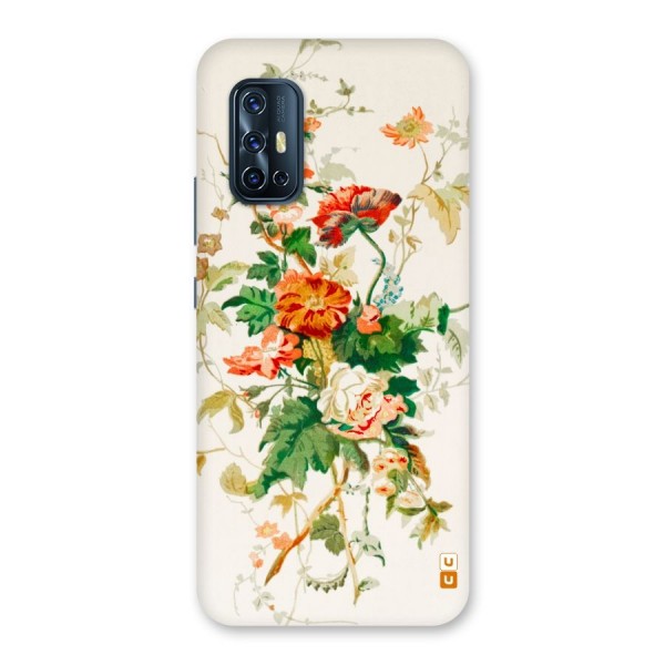 Summer Floral Back Case for Vivo V17