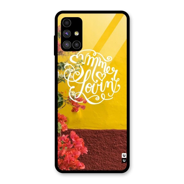 Summer Lovin Glass Back Case for Galaxy M51