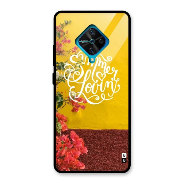 Summer Lovin Glass Back Case for Vivo S1 Pro