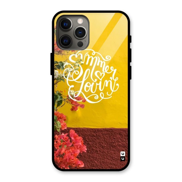 Summer Lovin Glass Back Case for iPhone 12 Pro Max