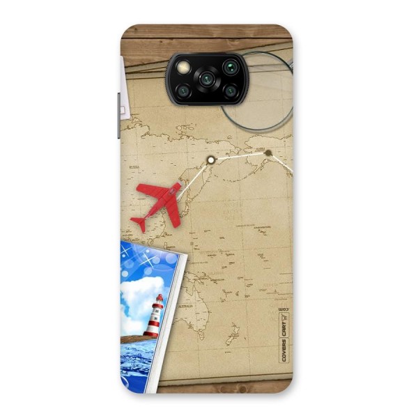 Summer Travel Back Case for Poco X3