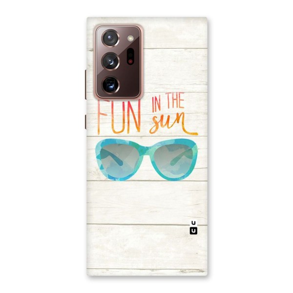 Sun Fun Back Case for Galaxy Note 20 Ultra