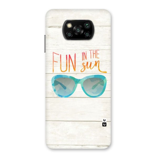Sun Fun Back Case for Poco X3
