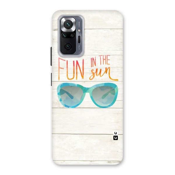 Sun Fun Back Case for Redmi Note 10 Pro Max