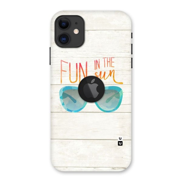 Sun Fun Back Case for iPhone 11 Logo Cut