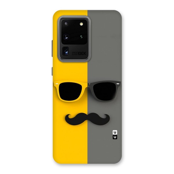 Sunglasses and Moustache Back Case for Galaxy S20 Ultra