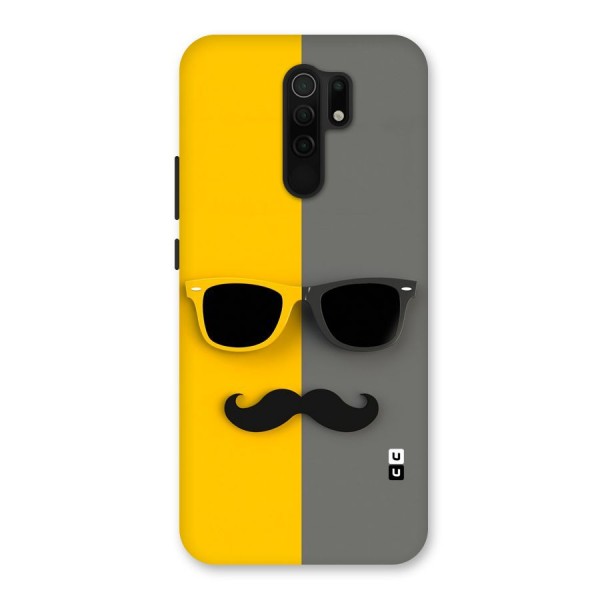 Sunglasses and Moustache Back Case for Redmi 9 Prime