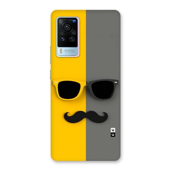 Sunglasses and Moustache Back Case for Vivo X60 Pro