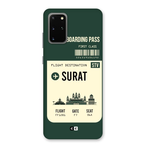 Surat Boarding Pass Back Case for Galaxy S20 Plus
