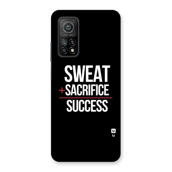 Sweat Sacrifice Success Back Case for Mi 10T Pro 5G