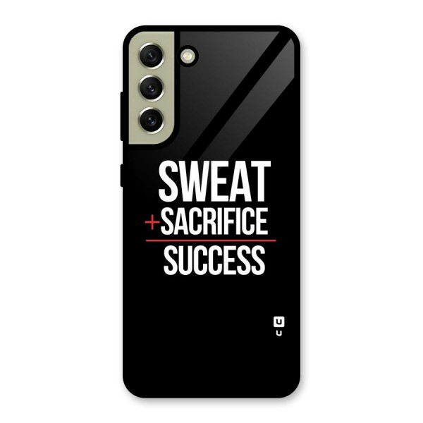 Sweat Sacrifice Success Glass Back Case for Galaxy S21 FE 5G