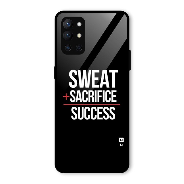 Sweat Sacrifice Success Glass Back Case for OnePlus 9R