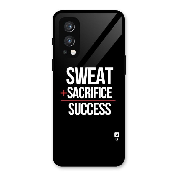 Sweat Sacrifice Success Glass Back Case for OnePlus Nord 2 5G