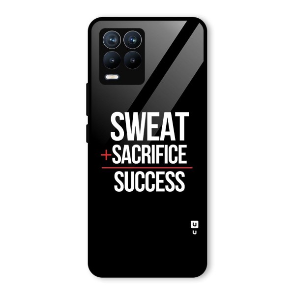Sweat Sacrifice Success Glass Back Case for Realme 8 Pro