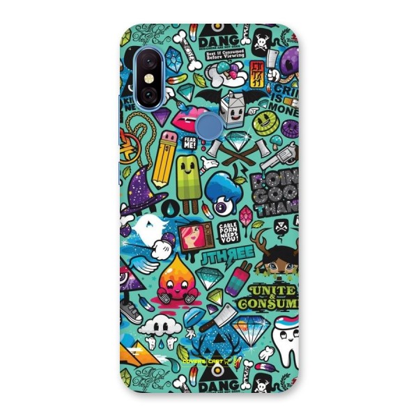 Sweet Candies Back Case for Redmi Note 6 Pro