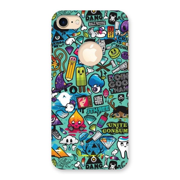 Sweet Candies Back Case for iPhone 7 Logo Cut