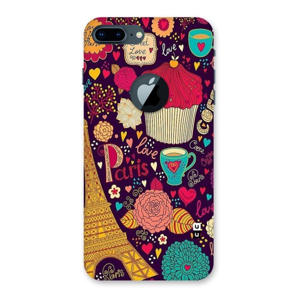 Sweet Love Back Case for iPhone 7 Plus Logo Cut