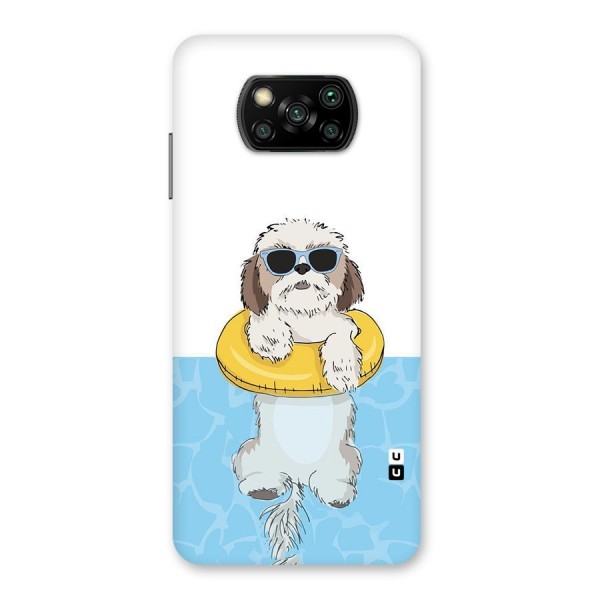 Swimming Doggo Back Case for Poco X3