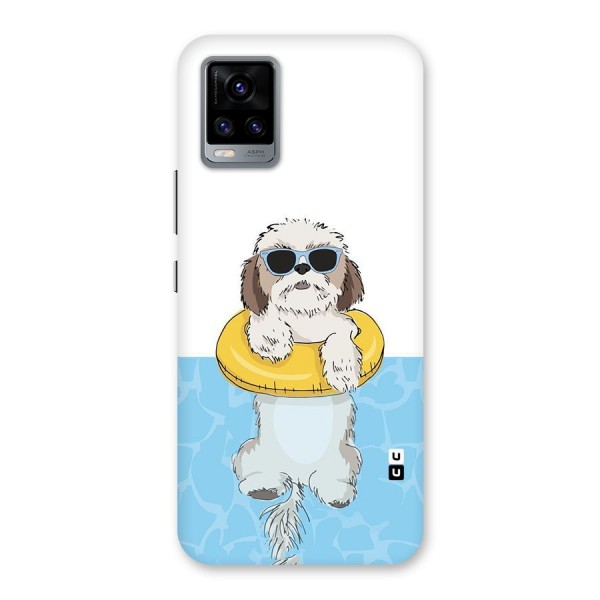 Swimming Doggo Back Case for Vivo V20
