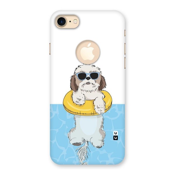 Swimming Doggo Back Case for iPhone 7 Logo Cut