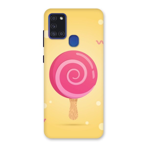 Swirl Ice Cream Back Case for Galaxy A21s