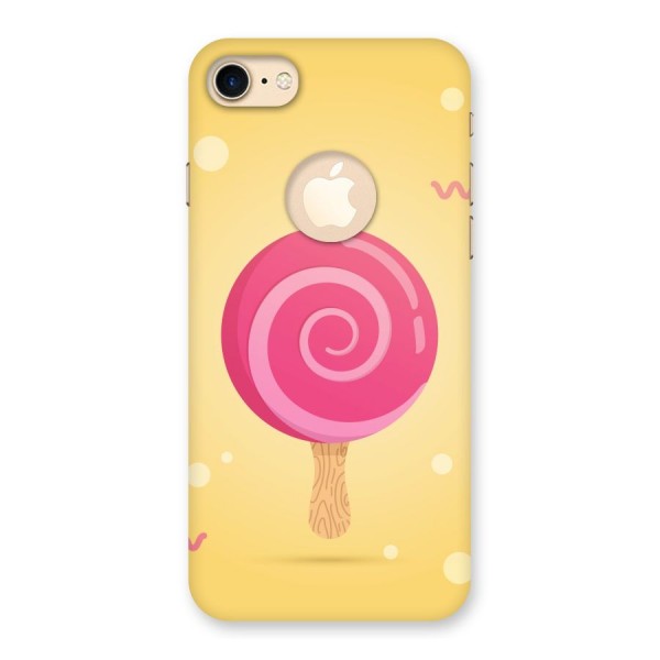 Swirl Ice Cream Back Case for iPhone 7 Logo Cut