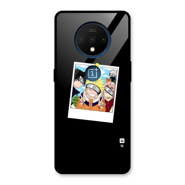 Team Kakashi Cute Glass Back Case for OnePlus 7T