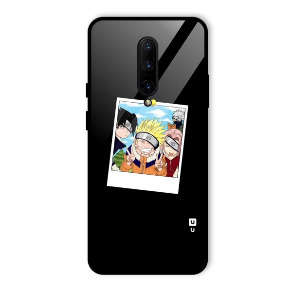 Team Kakashi Cute Glass Back Case for OnePlus 7 Pro