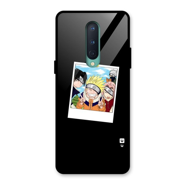 Team Kakashi Cute Glass Back Case for OnePlus 8