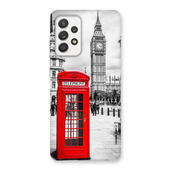 Telephone Booth Back Case for Galaxy A52