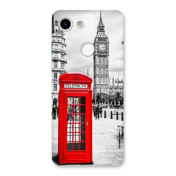 Telephone Booth Back Case for Google Pixel 3