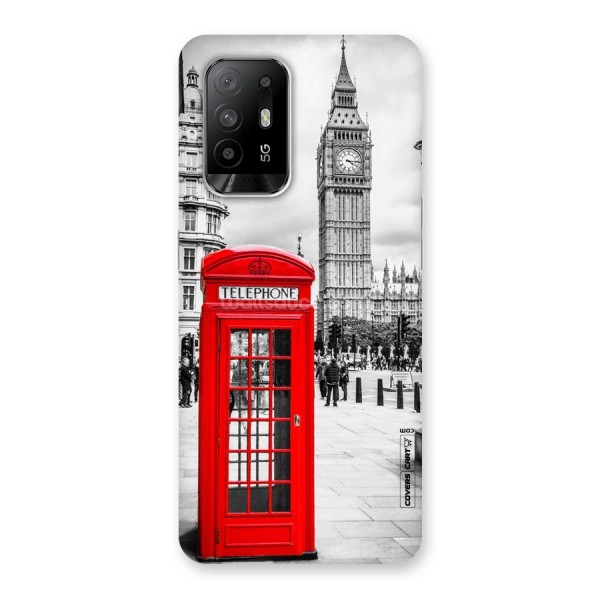 Telephone Booth Back Case for Oppo F19 Pro Plus 5G
