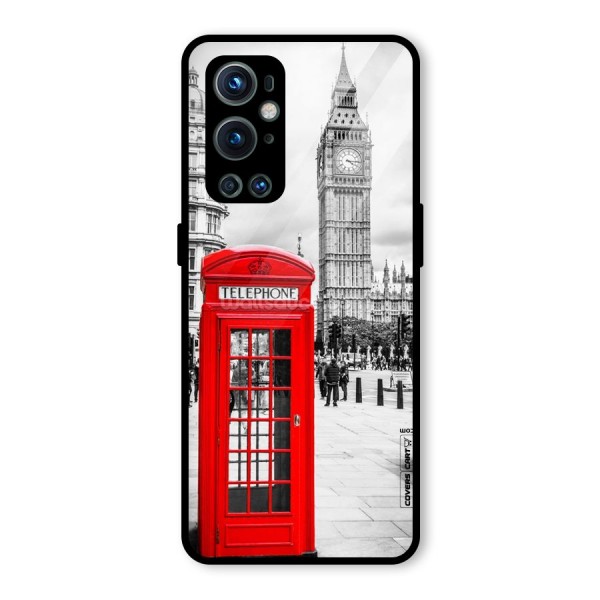 Telephone Booth Glass Back Case for OnePlus 9 Pro