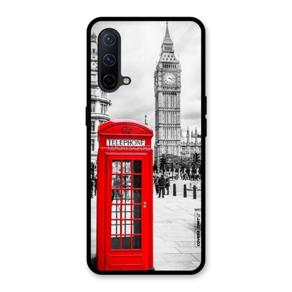 Telephone Booth Glass Back Case for OnePlus Nord CE 5G