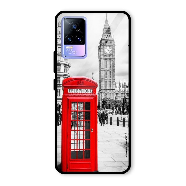 Telephone Booth Glass Back Case for Vivo Y73