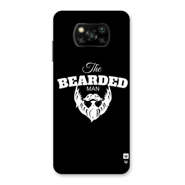 The Bearded Man Back Case for Poco X3