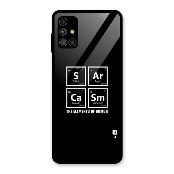 The Elements of Humor Glass Back Case for Galaxy M51