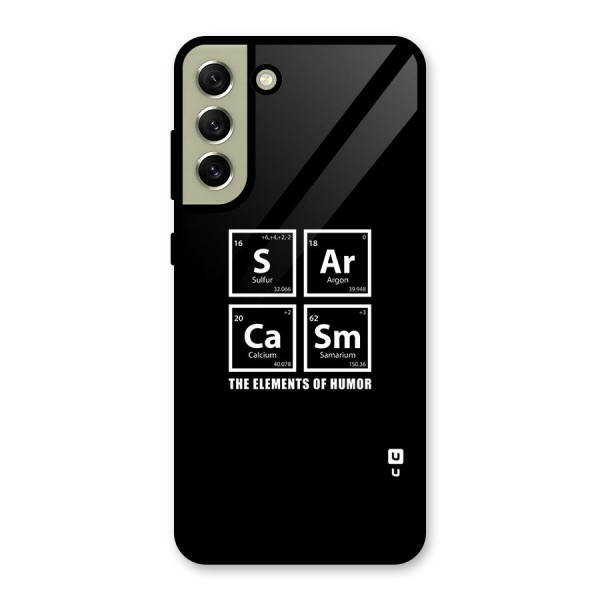 The Elements of Humor Glass Back Case for Galaxy S21 FE 5G