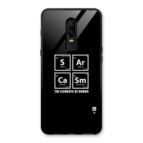 The Elements of Humor Glass Back Case for OnePlus 6