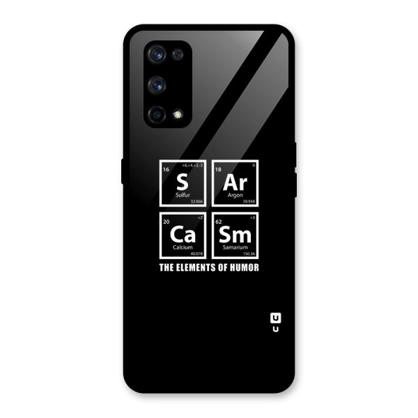 The Elements of Humor Glass Back Case for Realme X7 Pro
