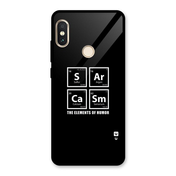 The Elements of Humor Glass Back Case for Redmi Note 5 Pro