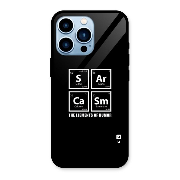 The Elements of Humor Glass Back Case for iPhone 13 Pro
