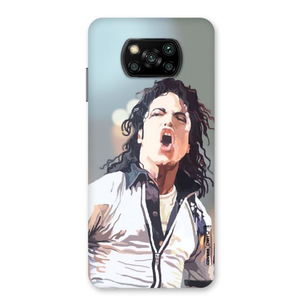 The Legend Michael Jackson Back Case for Poco X3