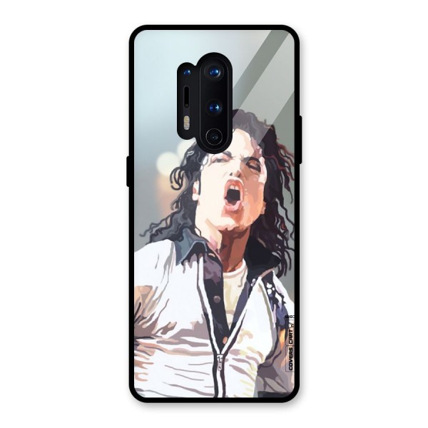 The Legend Michael Jackson Glass Back Case for OnePlus 8 Pro