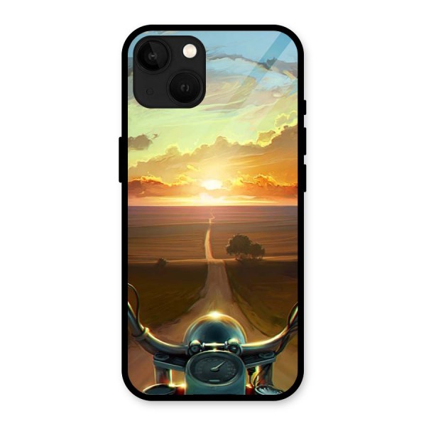The Long Ride Glass Back Case for iPhone 13
