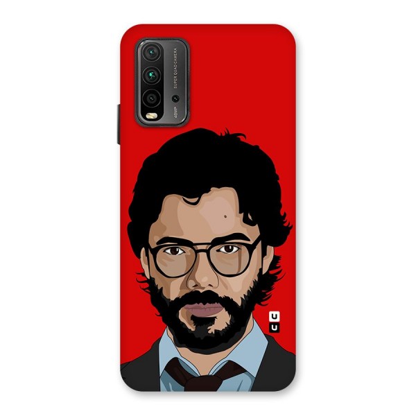 The Professor Illustration Art Back Case for Redmi 9 Power