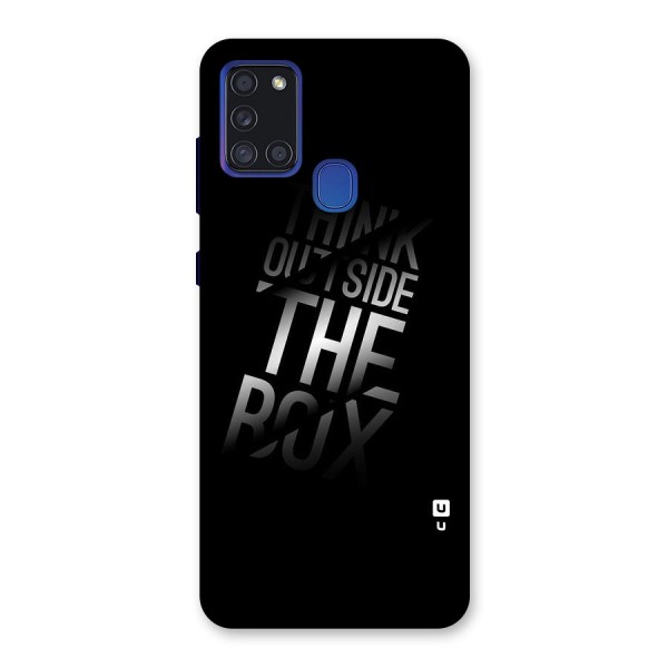 Think Outside the Box Back Case for Galaxy A21s